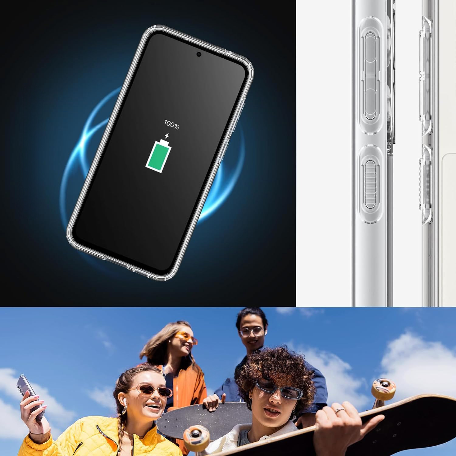 Etui Spigen Ultra Hybrid do Galaxy S23 FE, przezroczyste